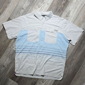 Under Armour | Men's UA Fish Hunter Short Sleeve, Vented Button-down Shirt XXL